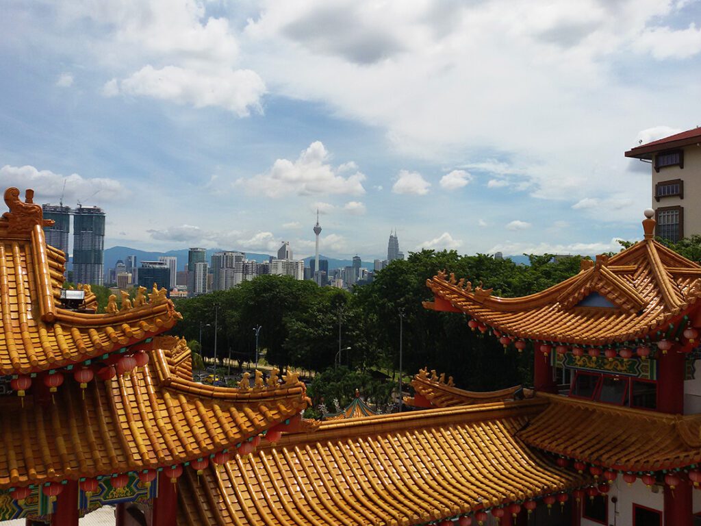 View over the Thean Hou Temple.
