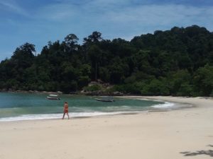 Secluded Coral Beach on Pulau Pangkor