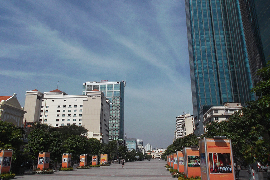 Nguyen Hue square in Ho Chi Minh City