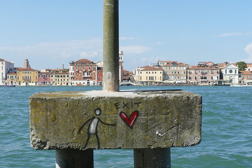 Graffiti on the Giudecca Island of Venice