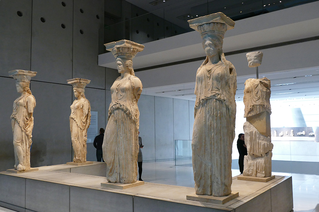 Caryatids at the Acropolis Museum