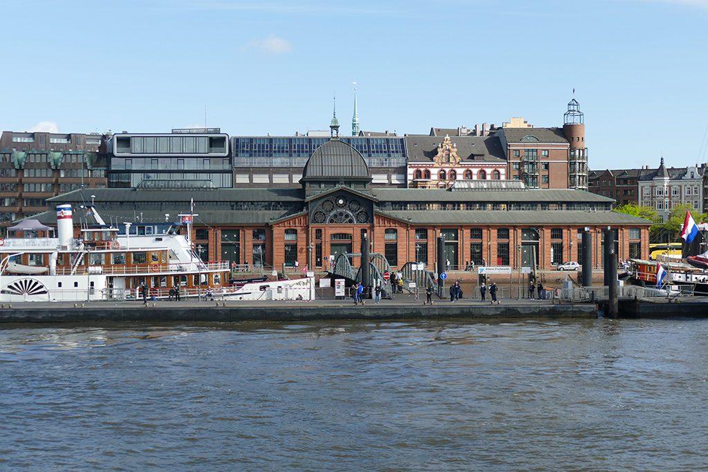 The former fish auction hall is the central point of Sunday's fish market where the nighthawks mix with the early birds.