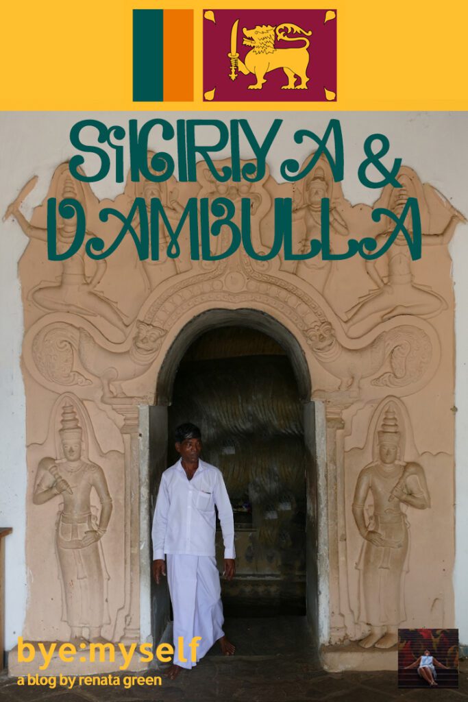 Pinnable Picture for the post on Guide to SIGIRIYA and a daytrip to DAMBULLA