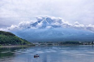 Mount Fuji seen from Kawaguchiko
