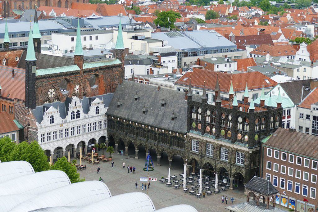 The townhall of Lübeck Germany's most ravishing city