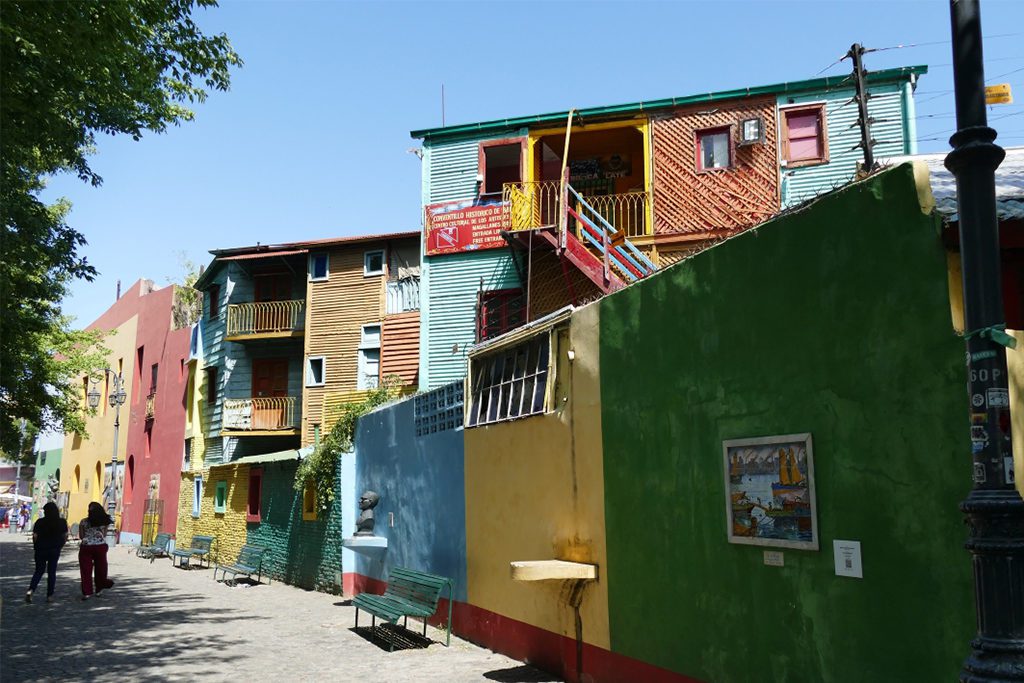 Caminito at La Boca in Buenos Aires