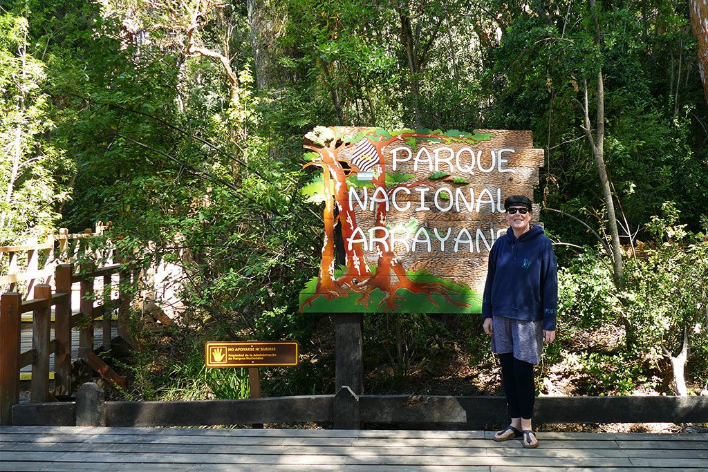 Renata Green at the Parque Arrayanes