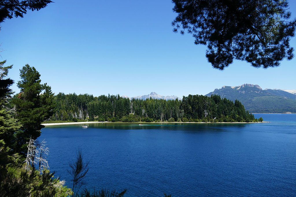 View from Playa del Toro on Isla Victoria