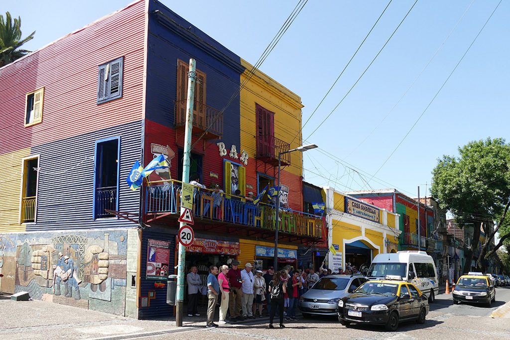 Tourist Group at La Boca in Buenos Aires