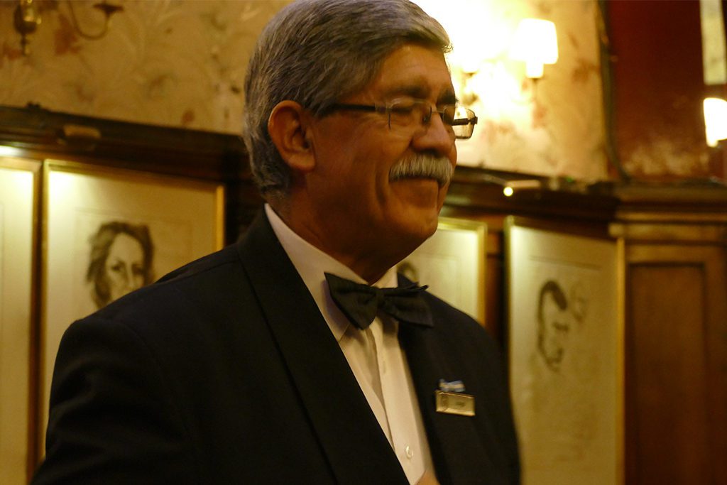 Waiter at the Cafe Tortoni in Buenos Aires