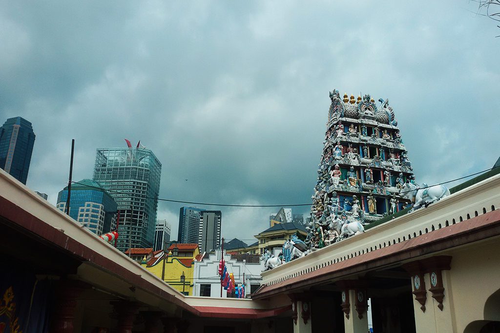 The Sri Mariamman Temple in Singapore