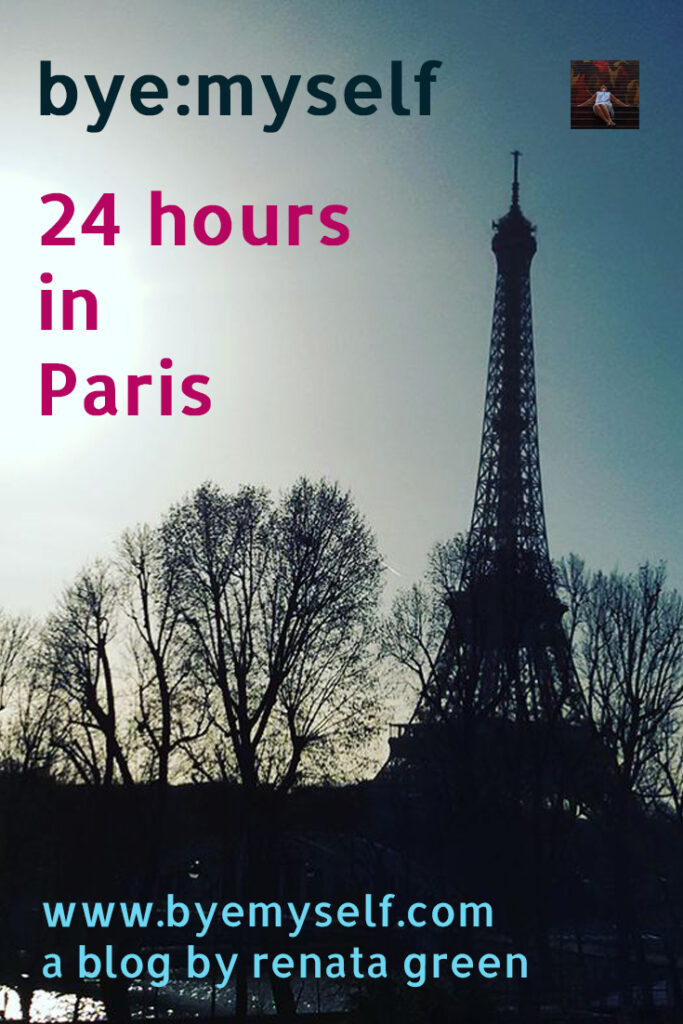Pinnable Picture for the Post on 24 hours in Paris