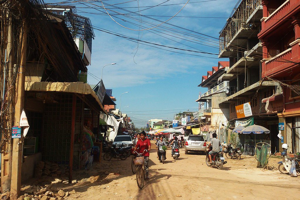 Dustroad in Siem Reap