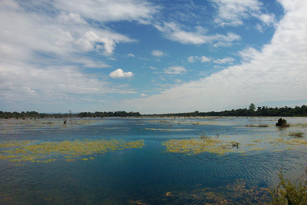 Lake behind Preah Kahn