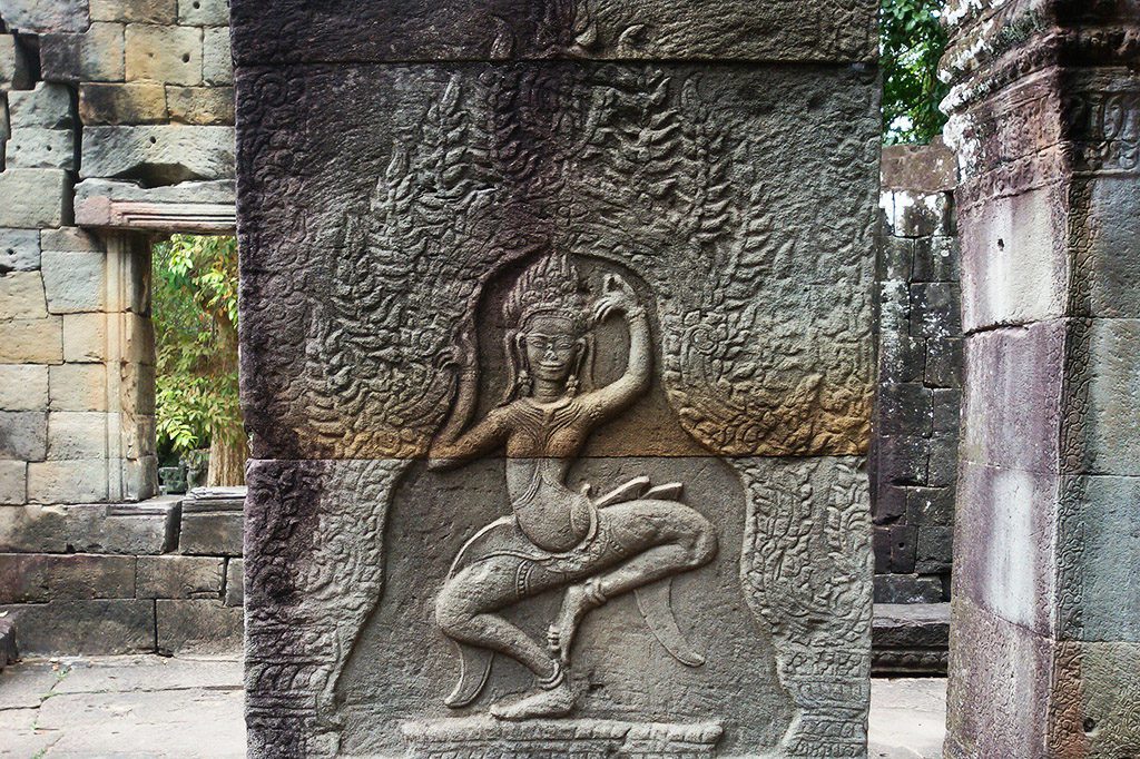 Carved Dancer at Banteay Kdei at Angkor Wat