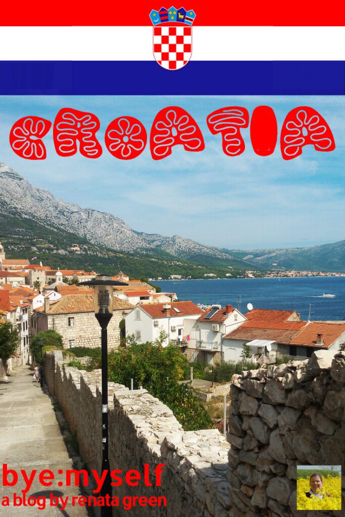 Pinnable Picture for the Post on Complete Guide to a Bus Road Trip through CROATIA