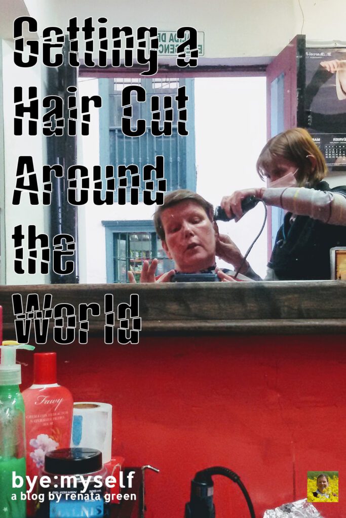 Pinnable Picture for the Post on Getting a Hair Cut Around the World