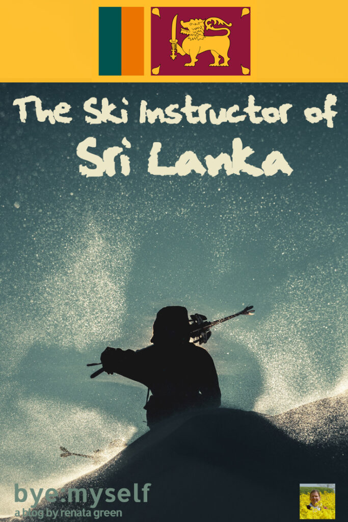 Pinnable Picture for the Post on The Ski Instructor of Sri Lanka