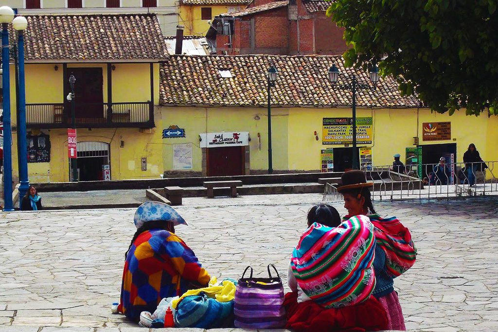 Indio Ladies in Cusco in Peru