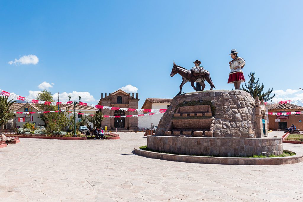 The central square of Maras. 
