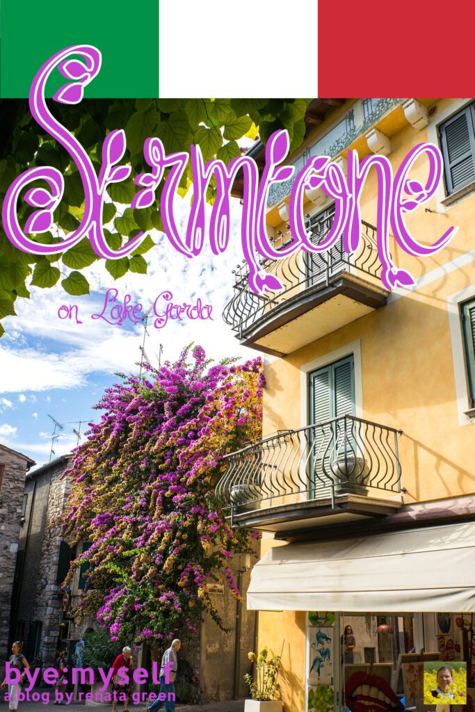Pinnable Picture for the Post on Sirmione on Lake Garda