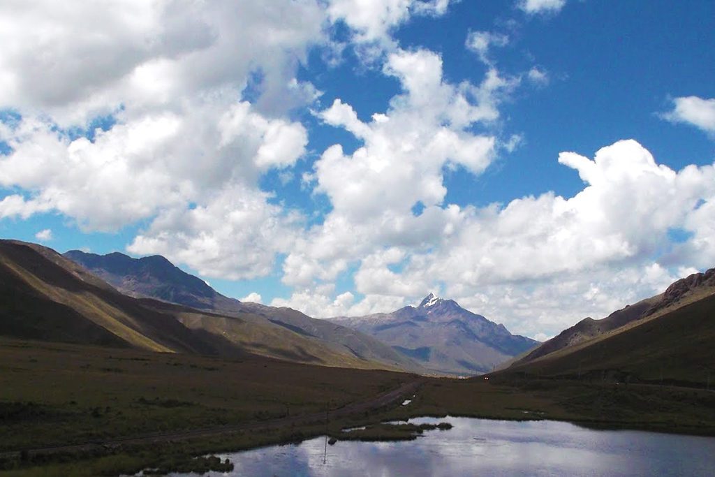 View of Mount Chimboya from La Raya 