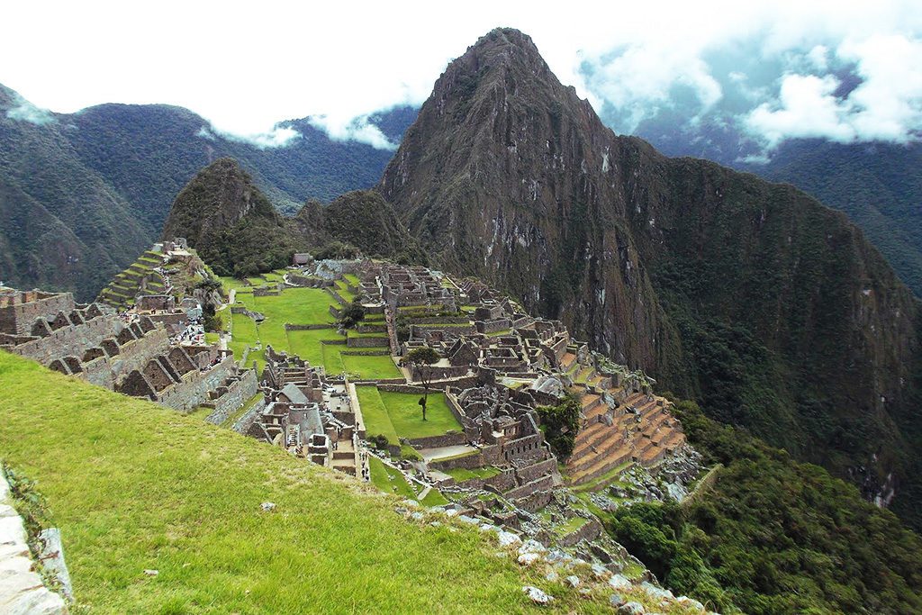 The iconic view of Machu Picchu.