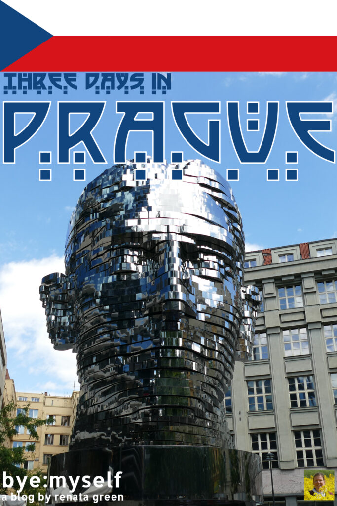 Pinnable Picture on the Post on Three Days in PRAGUE for first-timers and repeat visitors
