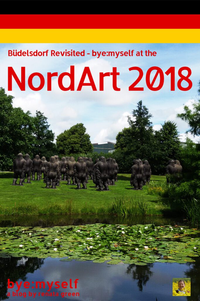 Pinnable Picture for the Post on Büdelsdorf Revisited - bye:myself at the NordArt 2018