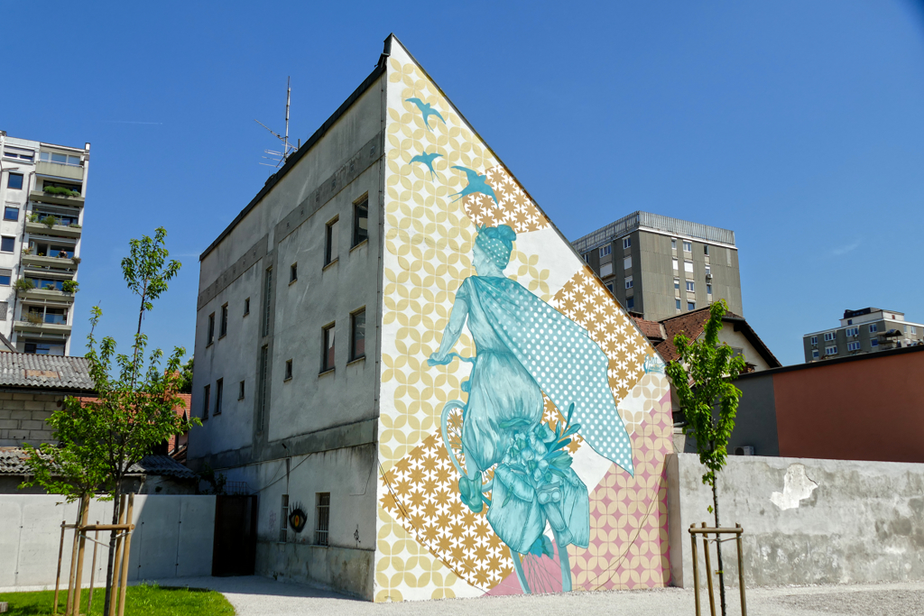 Mural in Ljubljana