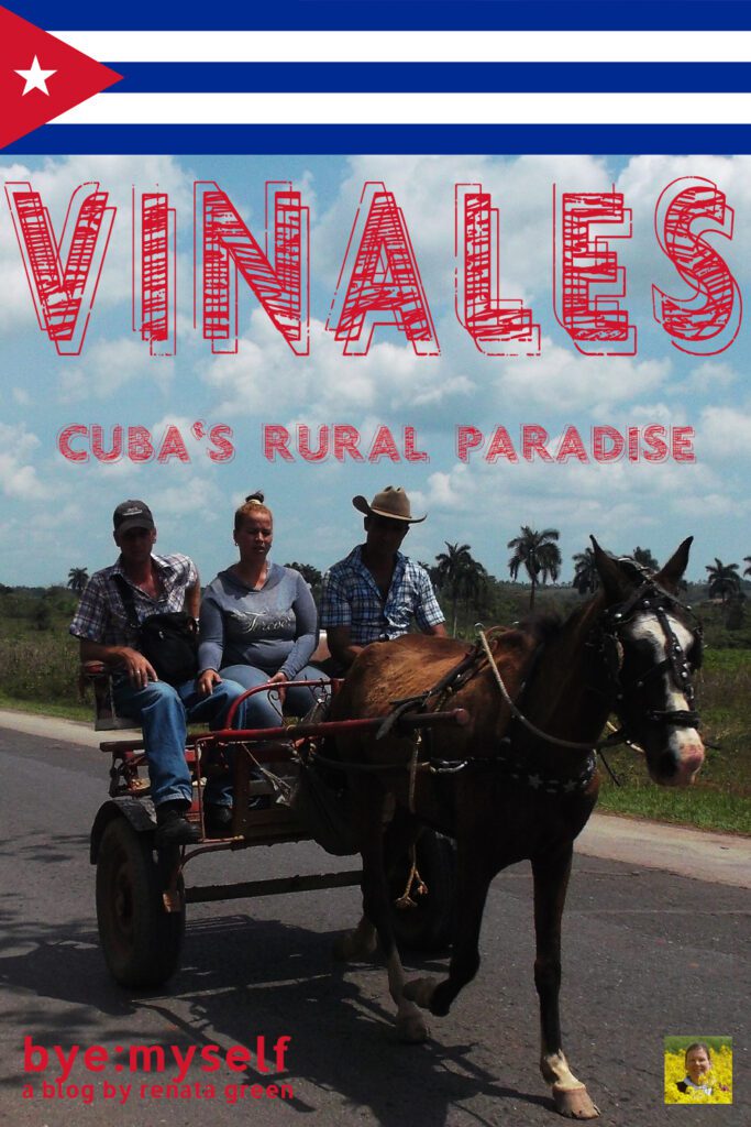 Pinnable Picture on the Post on Guide to VINALES - Cuba 's Rural Paradise