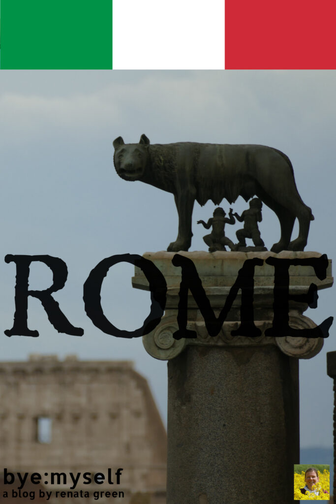 Pinnable Picture for the Post on ROME for first-timers, repeat visitors, and eternal admirers