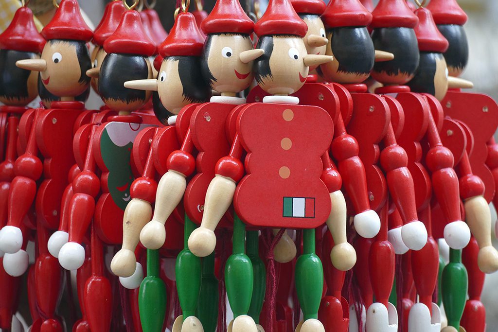 Pinocchio Puppets in Italy