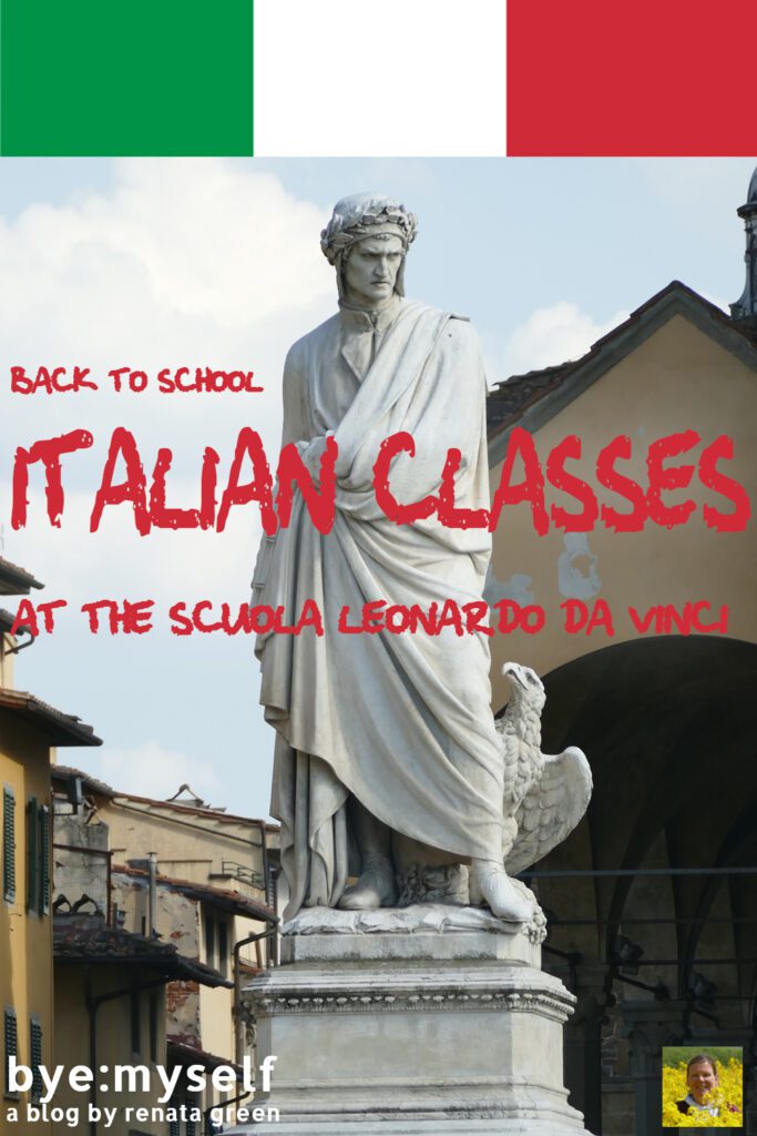 Pinnable Picture for the Post Back to School: Italian Classes at the Scuola Leonardo da Vinci in 2020