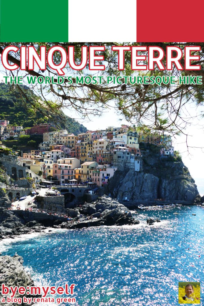 Pinnable picture on the post on CINQUE TERRE - The World's Most Picturesque Hike
