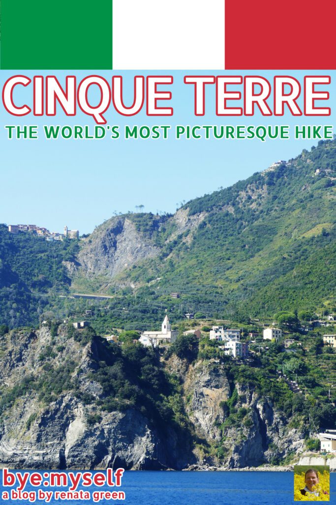 Pinnable picture on the post CINQUE TERRE - The World's Most Picturesque Hike