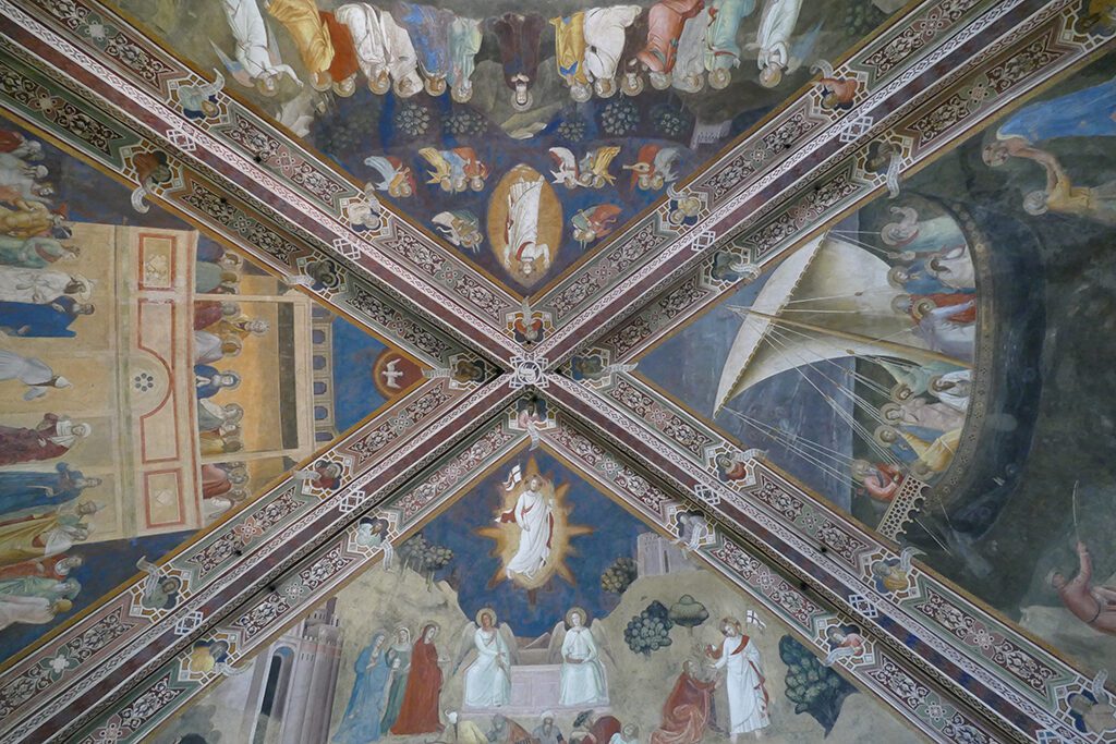 Frescoes at the Spanish Chapel of the Basilica of Santa Maria Novella in Florence