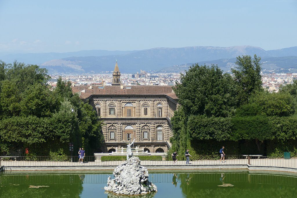 Panoramic view of FLORENCE from the Palazzo Pitti - Home of the Medici, Cradle of the Renaissance from the Palazzo Pitti