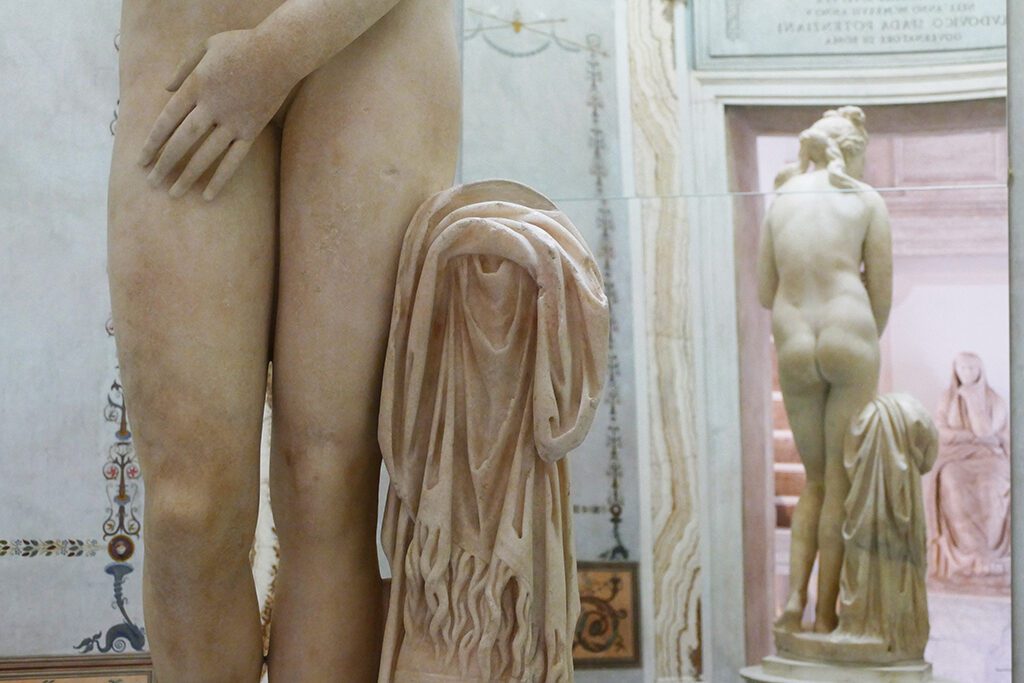 The Capitoline Venus at the Musei Capitolini in Rome.