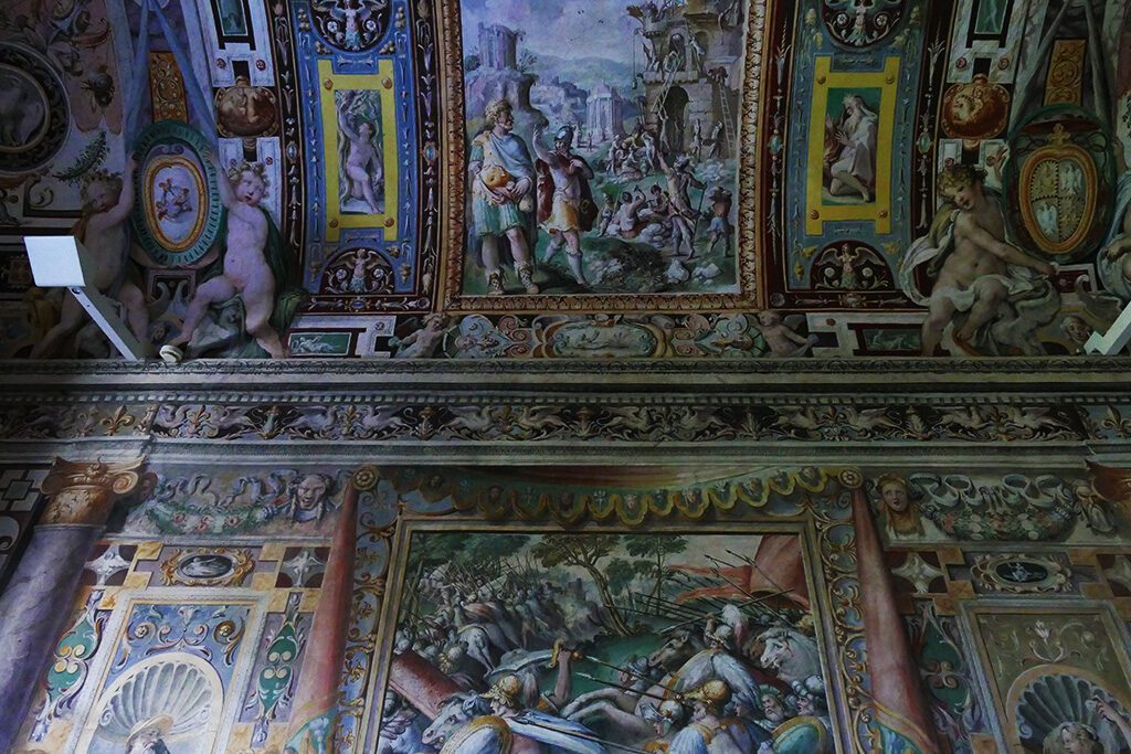 The Tiburtine Room by Cesare Nebbia at the Villa d'Este in Tivoli.