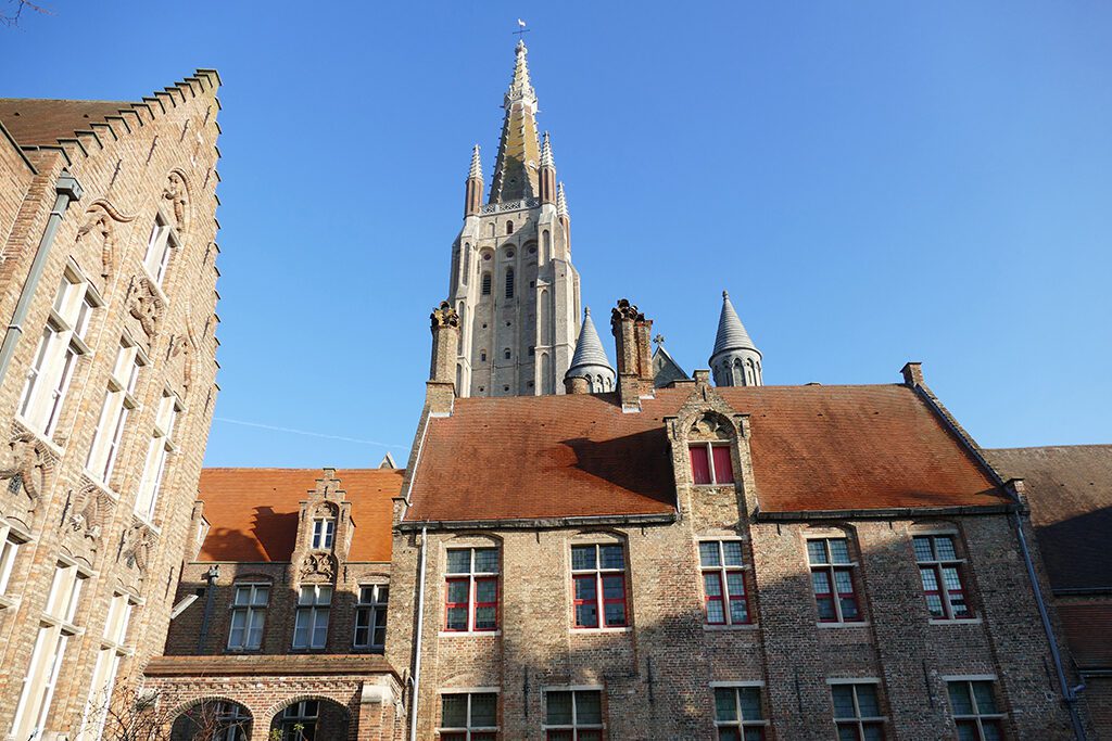  Our Lady of Bruges' high tower.  