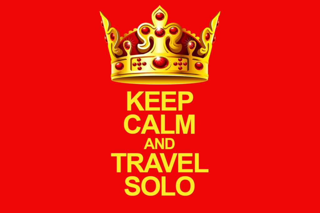 Illustration for the Post on KEEP CALM and TRAVEL SOLO dealing with how to surpass pre-travel anxiety