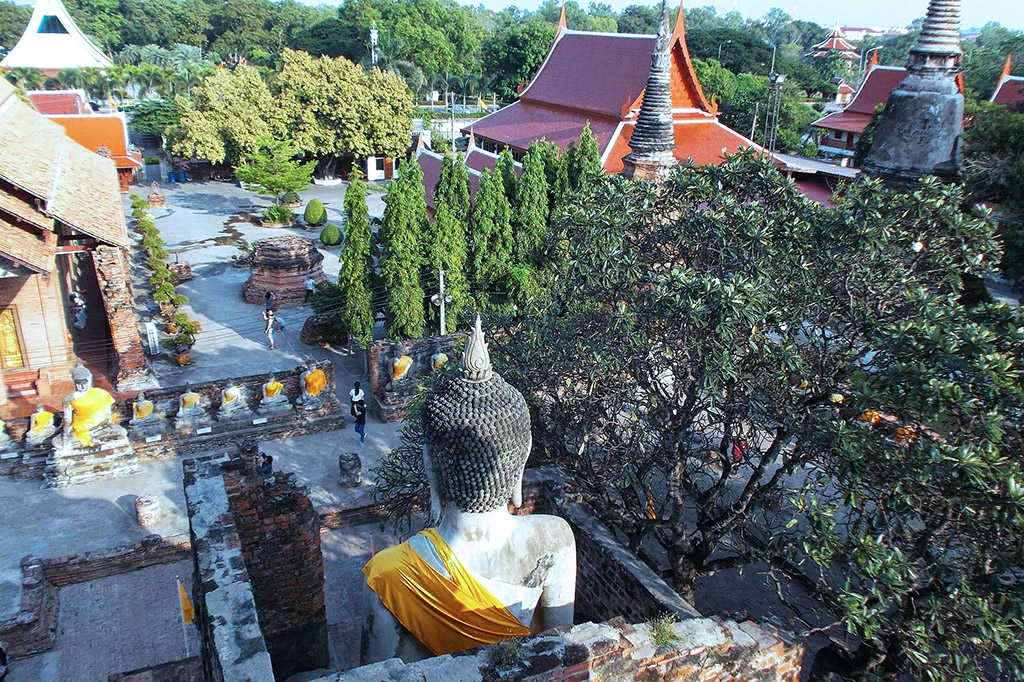 Wat Yai Chai Mongkon in Ayutthaya