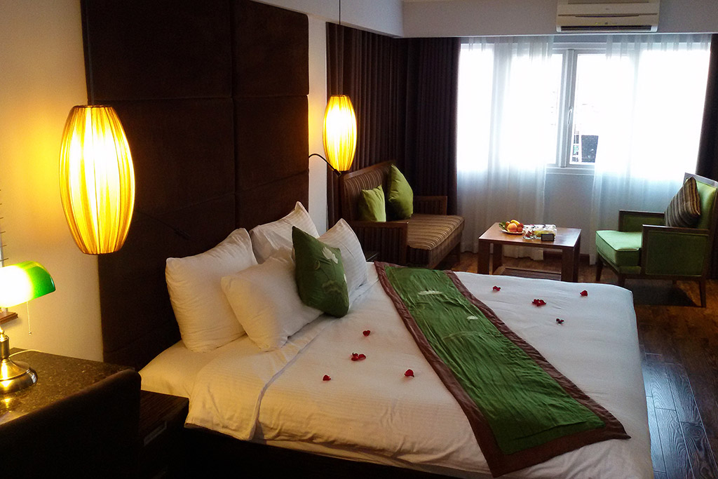 Room at a hotel in Hanoi