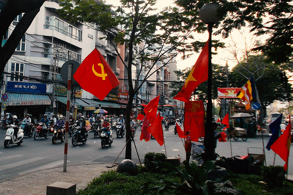 Red flags in Ho Chi Minh City