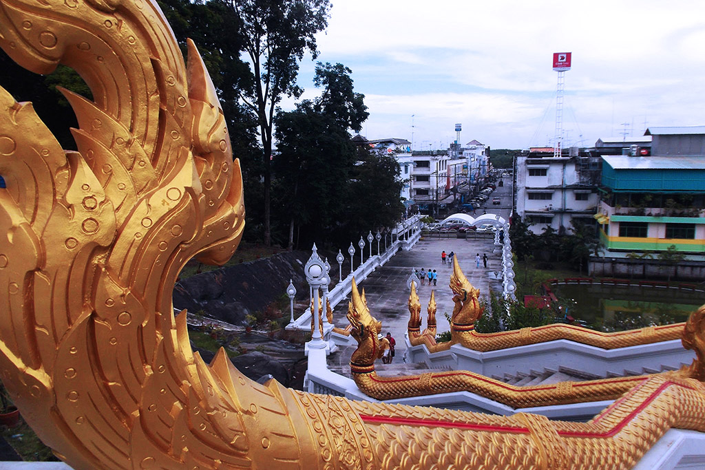 View of Krabi Town from Wat Kaew Korawaram