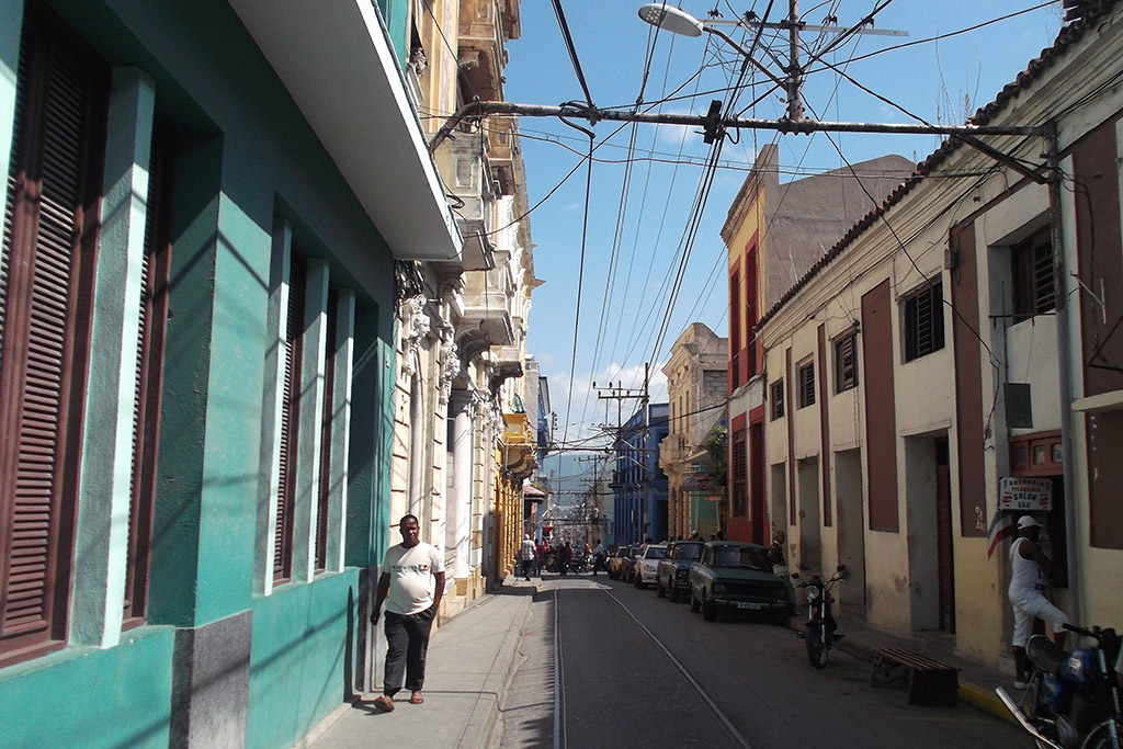 Street in Santiago de Cuba
