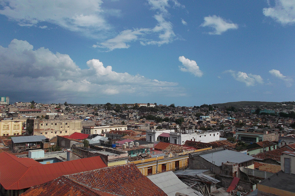 View of Santiago de Cuba, the Capital Afro Cuban culture