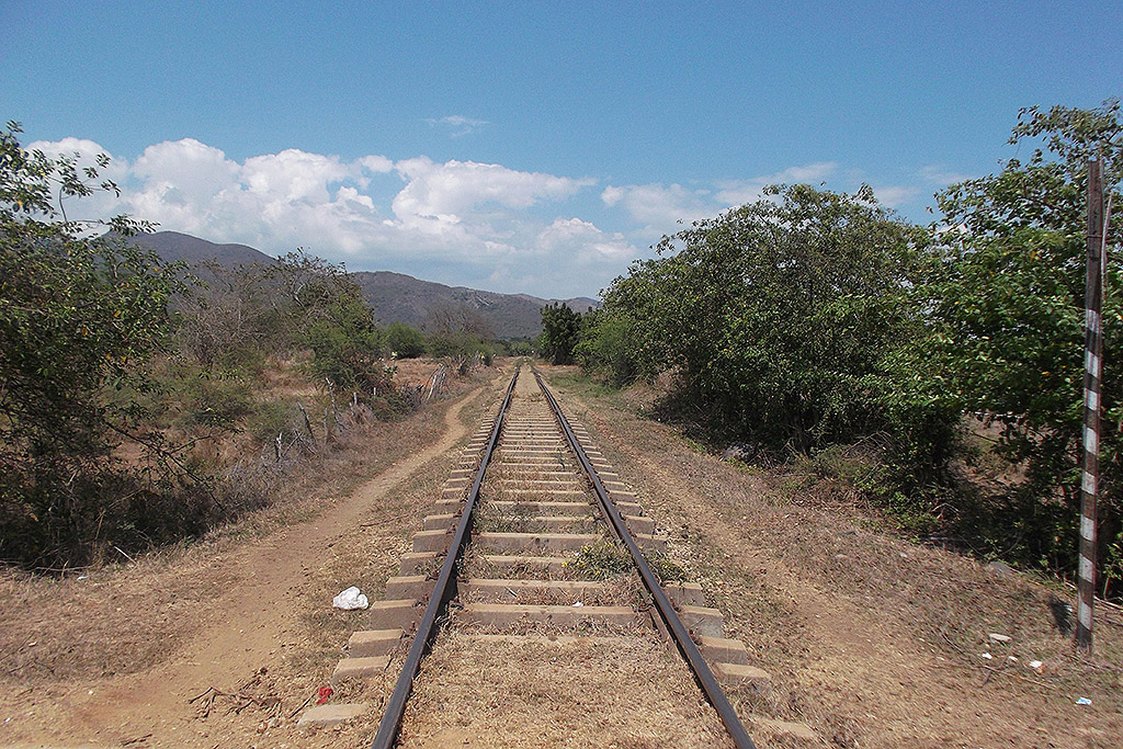 Train tracks through the Topes de Collantes National Park