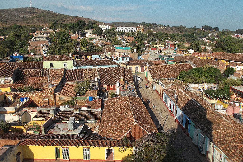 View of Trinidad and its rural surroundings from the Convento de San Francisco de Asis.